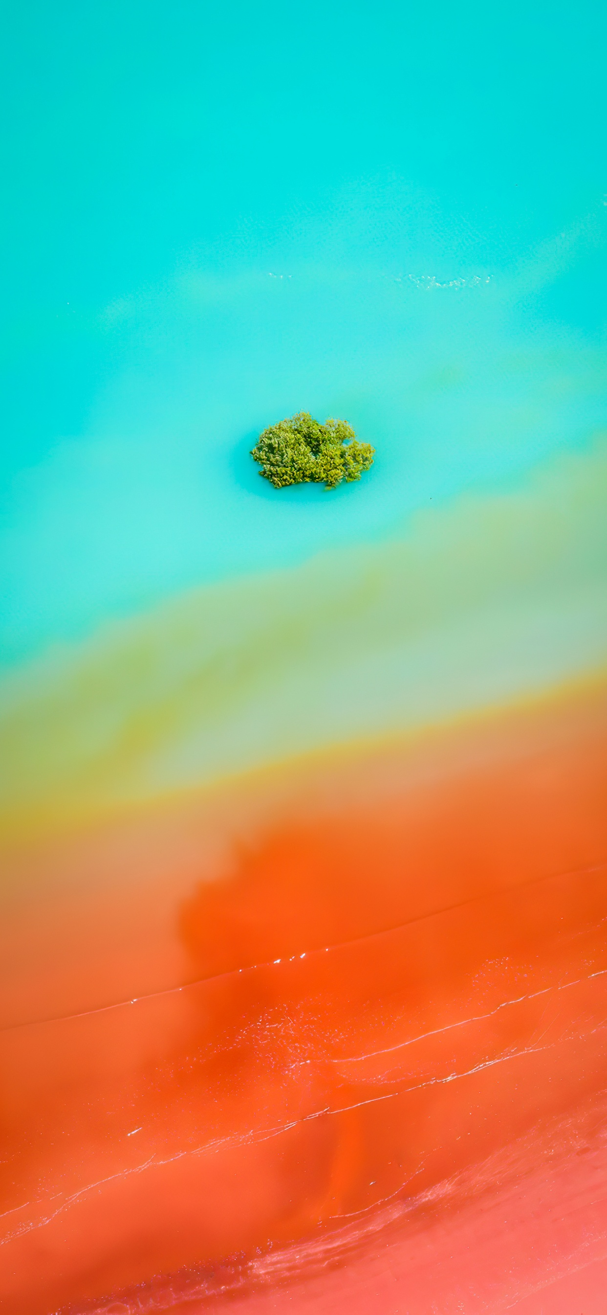 Обои атмосфера, лазурный, жидкий, Аква, полутона и оттенки в разрешении 1242x2688