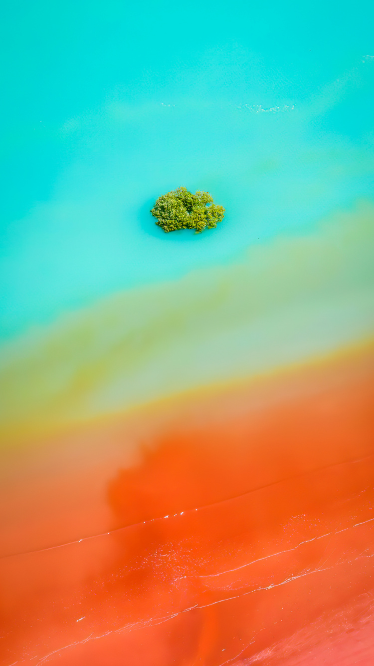 Обои атмосфера, лазурный, жидкий, Аква, полутона и оттенки в разрешении 750x1334