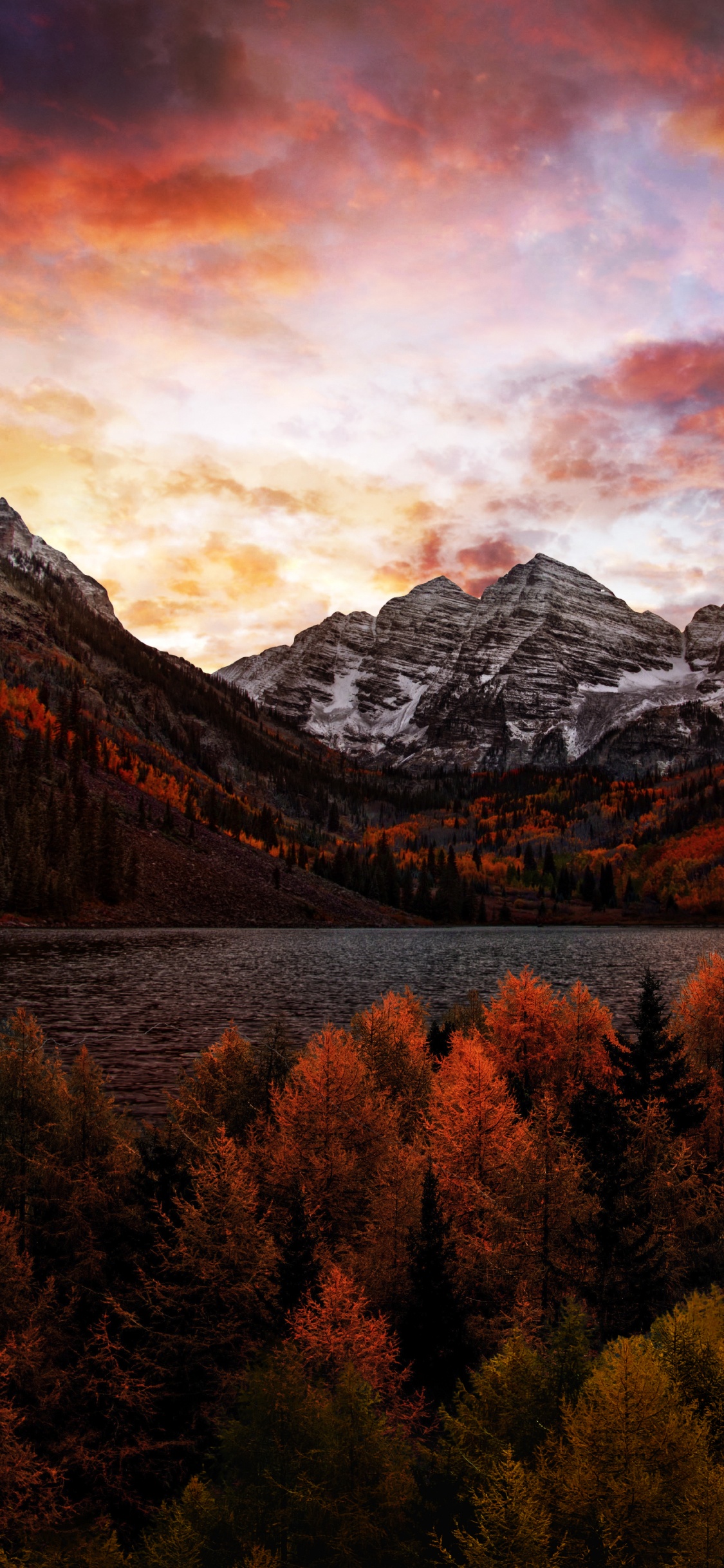 Обои релаксация природа, кит поет мелодию, чтобы заснуть, облако, гора, экорегион в разрешении 1125x2436