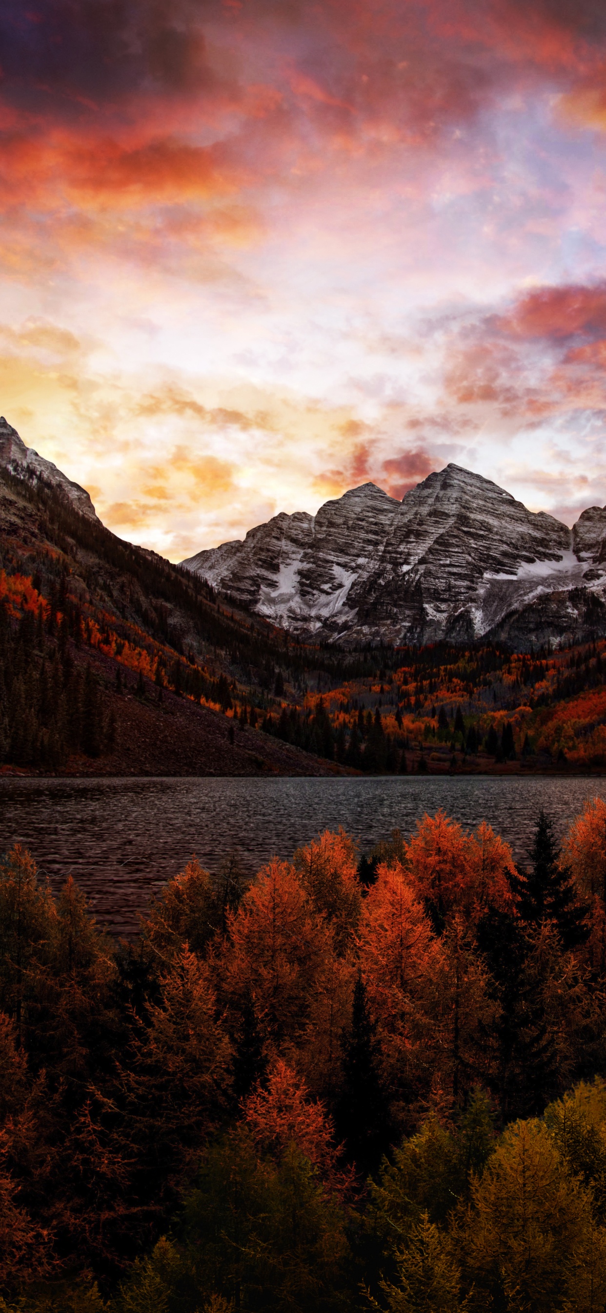 Обои релаксация природа, кит поет мелодию, чтобы заснуть, облако, гора, экорегион в разрешении 1242x2688