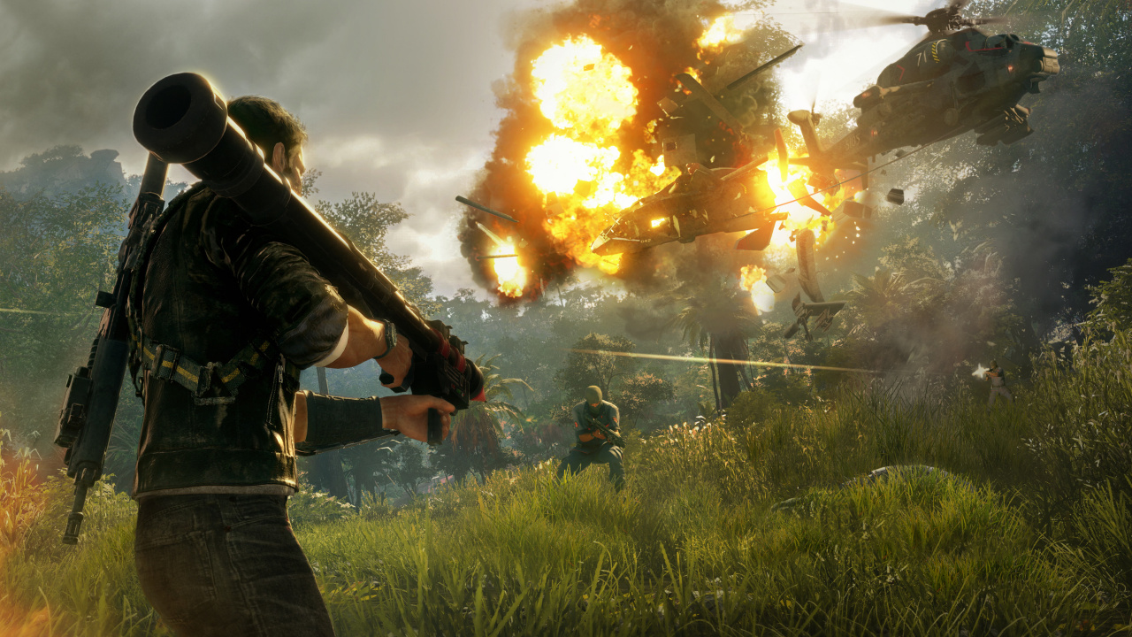 Обои just cause 3, Правое Дело, компьютерная игра, стратегии видео игры, событие в разрешении 1280x720