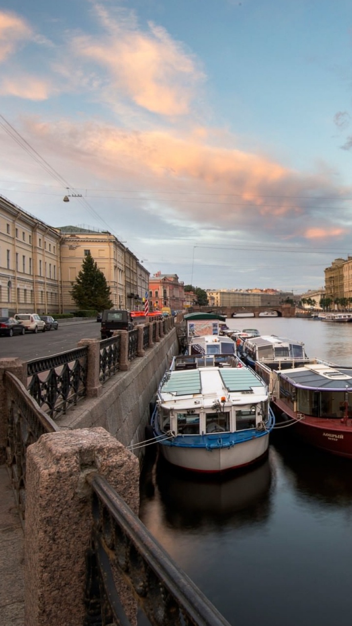 Обои зимний дворец, перевозка воды, водный путь, канал, вода в разрешении 720x1280