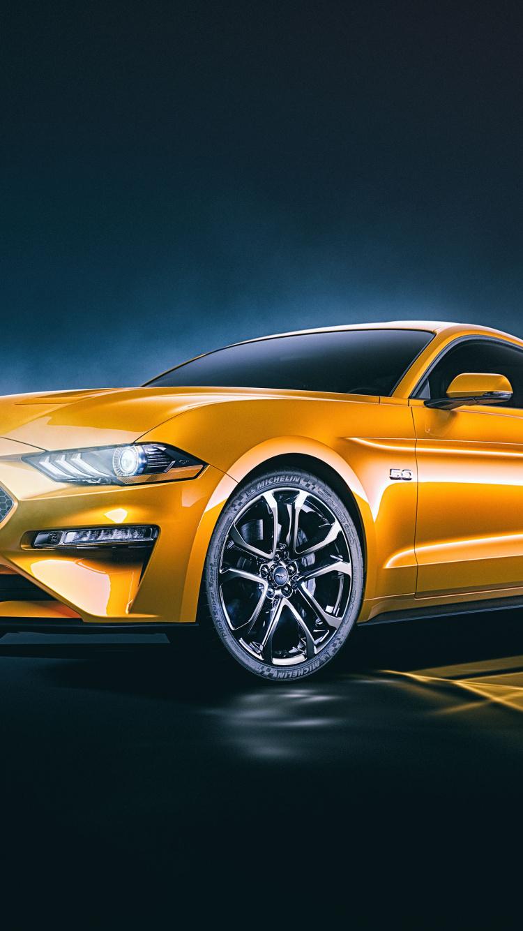 Обои Форд Мустанг, авто, ford gt, ford, спорткар в разрешении 750x1334