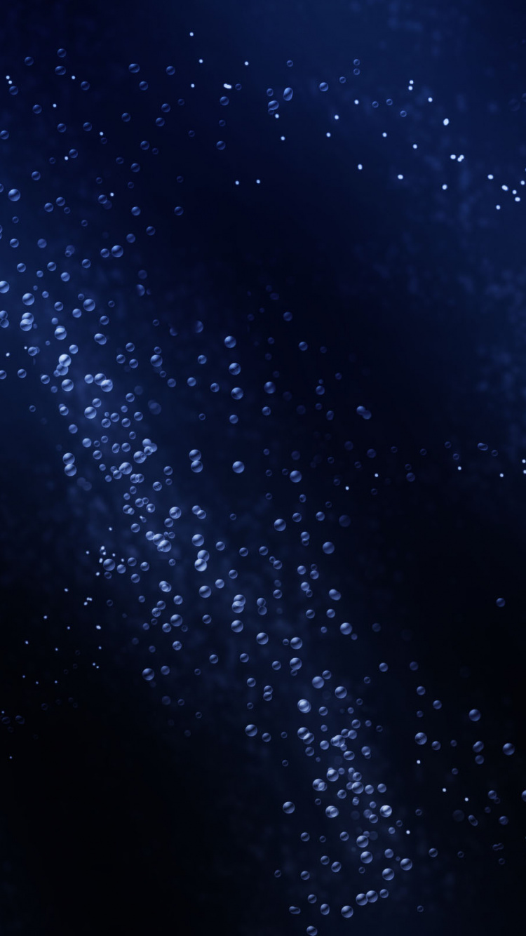 Обои синий, черный, вода, электрик, атмосфера в разрешении 750x1334