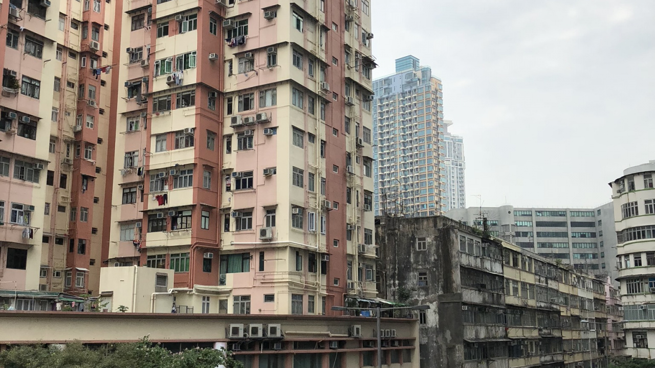 Обои Гонконг, кондоминиум, башня, соседство, квартира в разрешении 1280x720