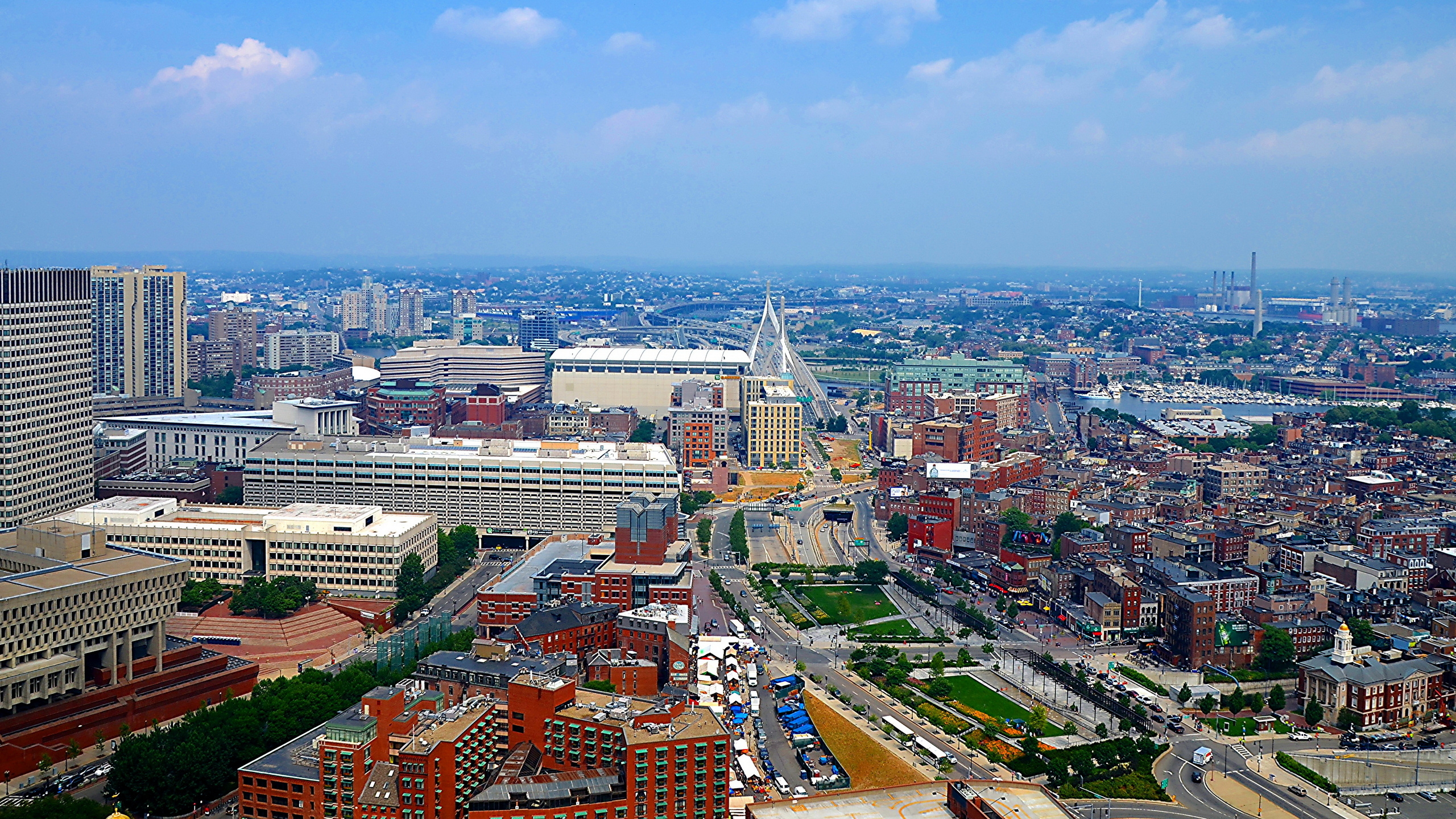 Обои городской район, город, городской пейзаж, метрополия, Бостон в разрешении 2560x1440