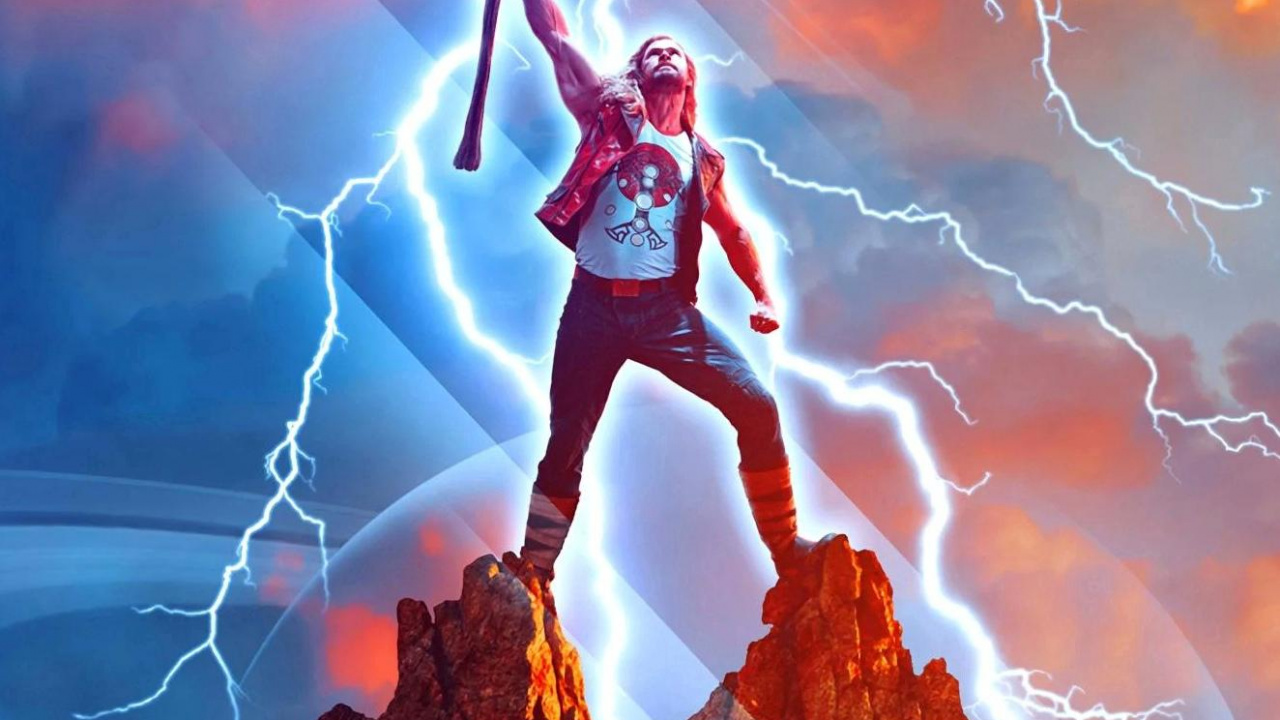 Обои ТОР, marvel, Тор любовь и гром, горр бог мясник, Джейн Фостер в разрешении 1280x720