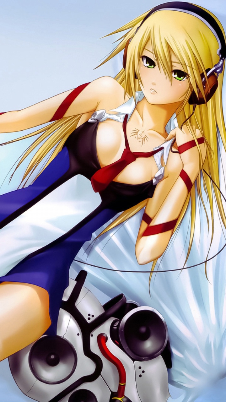 Обои blazblue бедствие триггер, Ноэл Вермиллион, мультфильм, аниме, длинные волосы в разрешении 720x1280