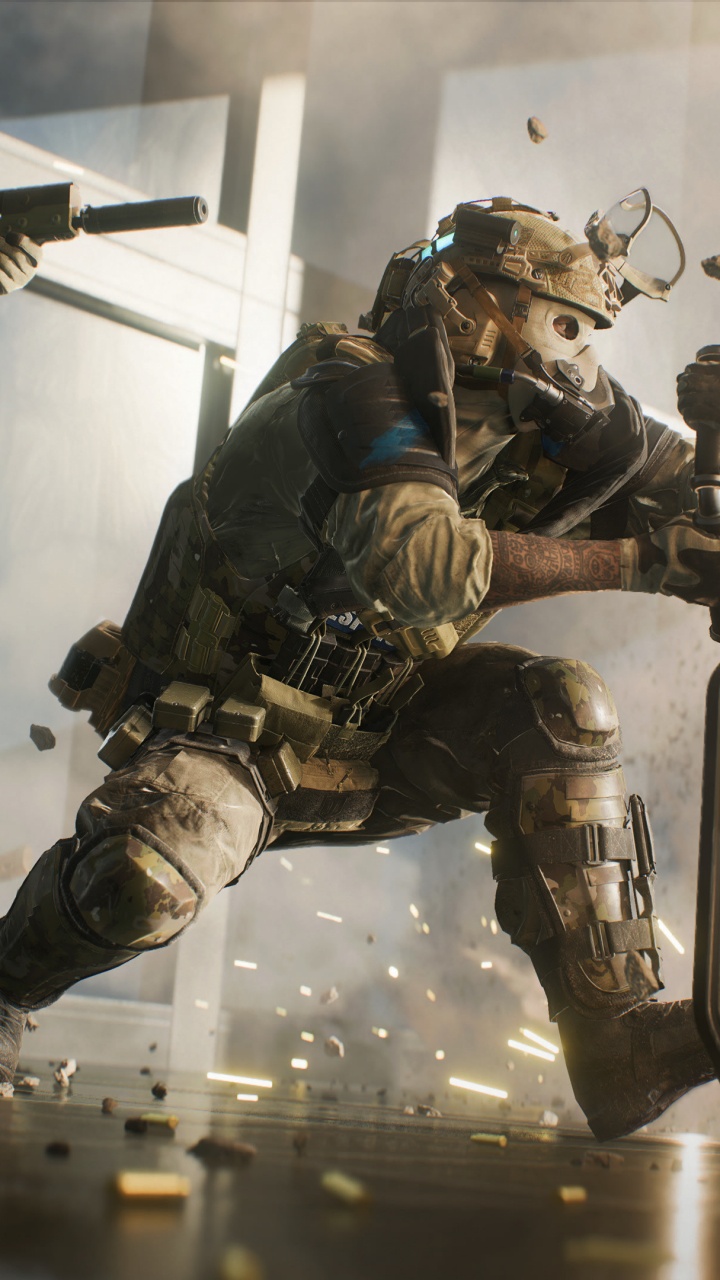 Обои battlefield 2042, electronic arts, кости, шутер, многопользовательская видео игра в разрешении 720x1280