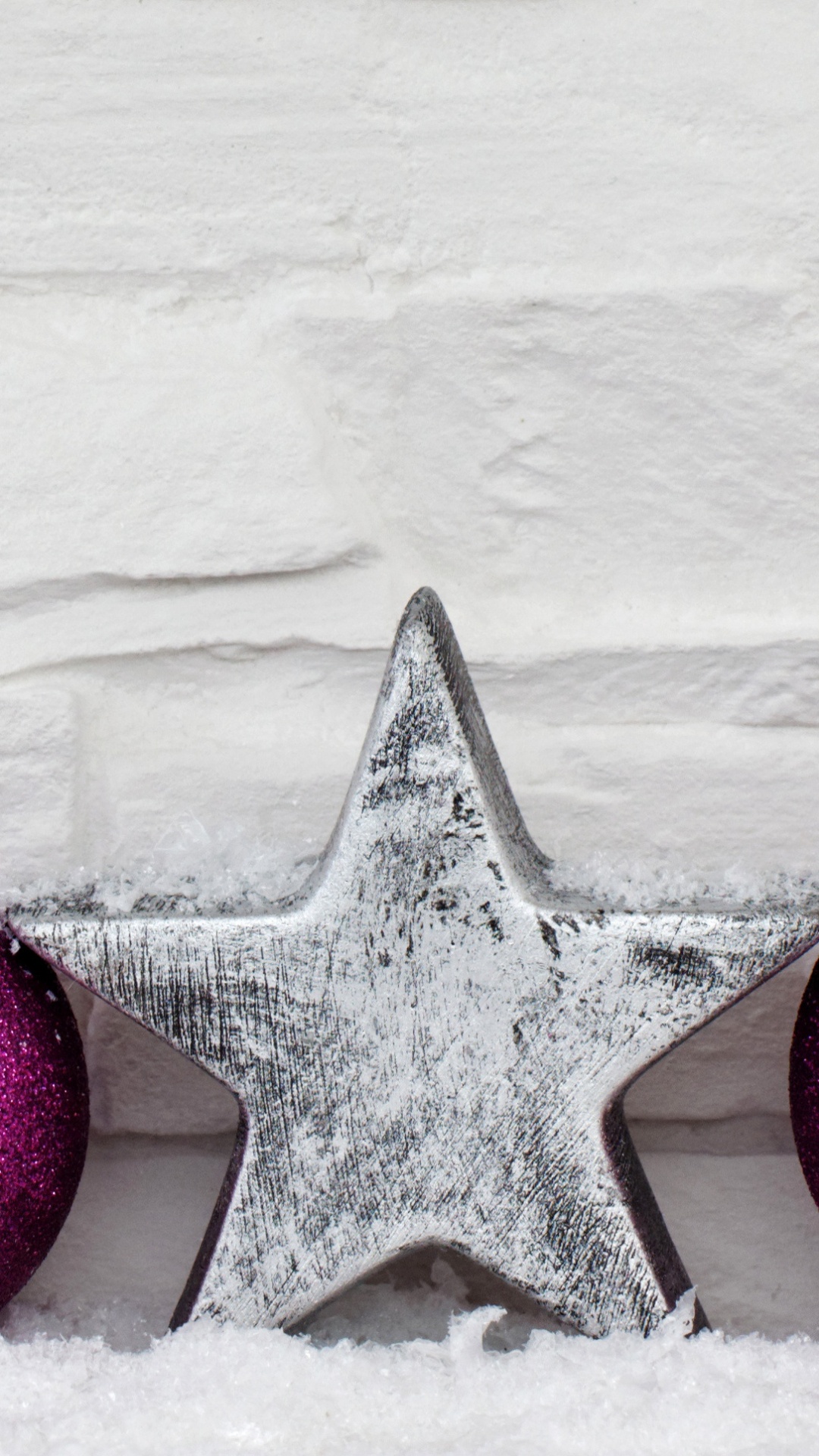 Обои рождественский орнамент, Рождественский день, праздник, Рождественские украшения, пурпур в разрешении 1080x1920