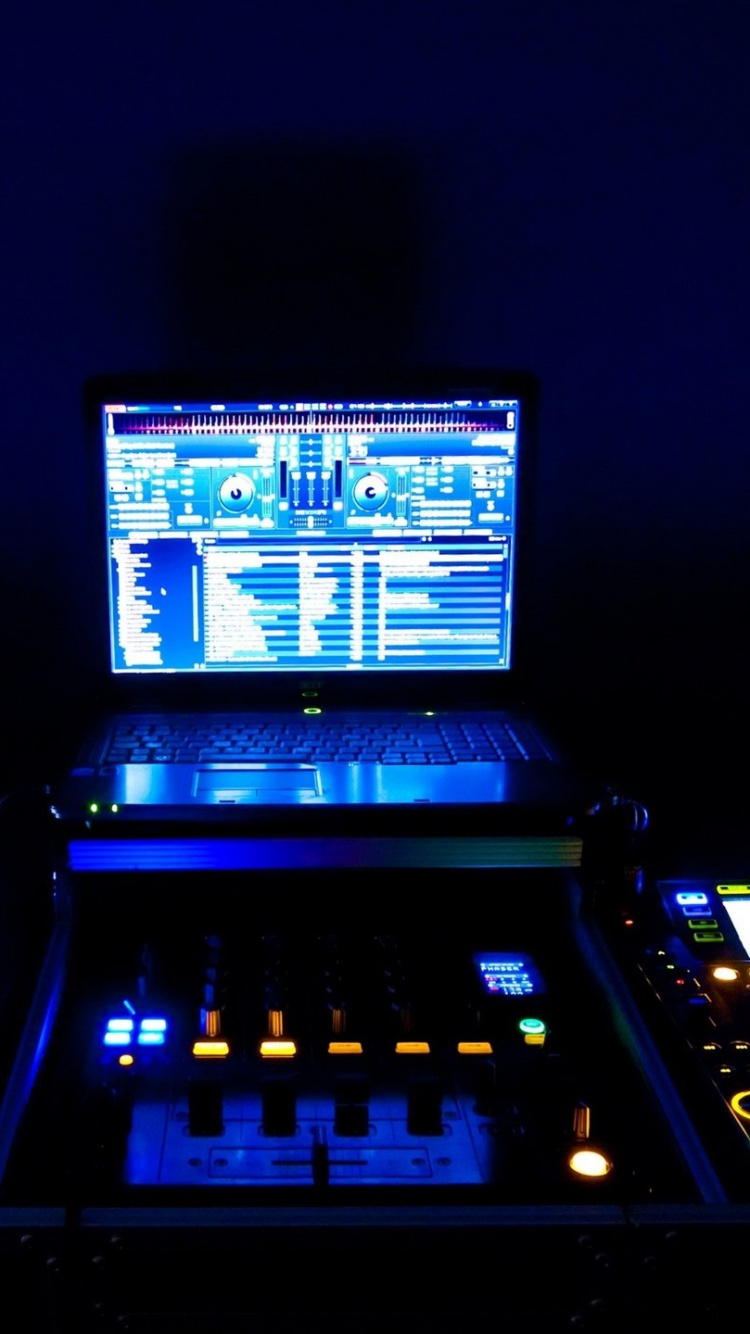 Обои Пионер диджей, электроника, освещение, технологии, гаджет в разрешении 750x1334