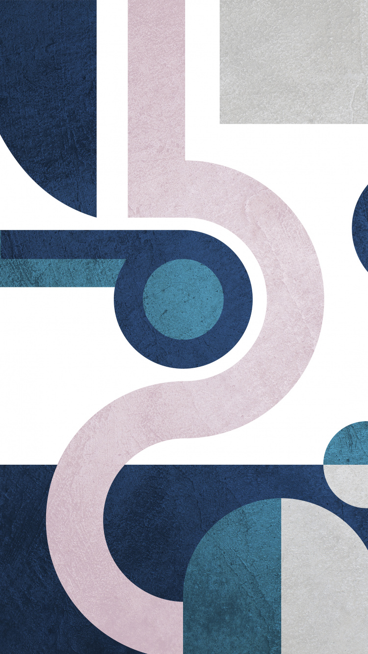 Обои круг, дизайн, графический дизайн, лазурный, материальное свойство в разрешении 750x1334