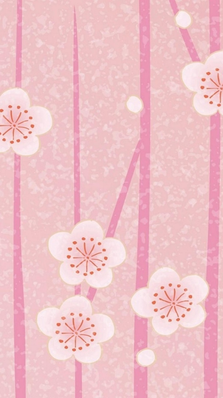 Обои цветок, цвет, розовый, ткань, узор в разрешении 720x1280