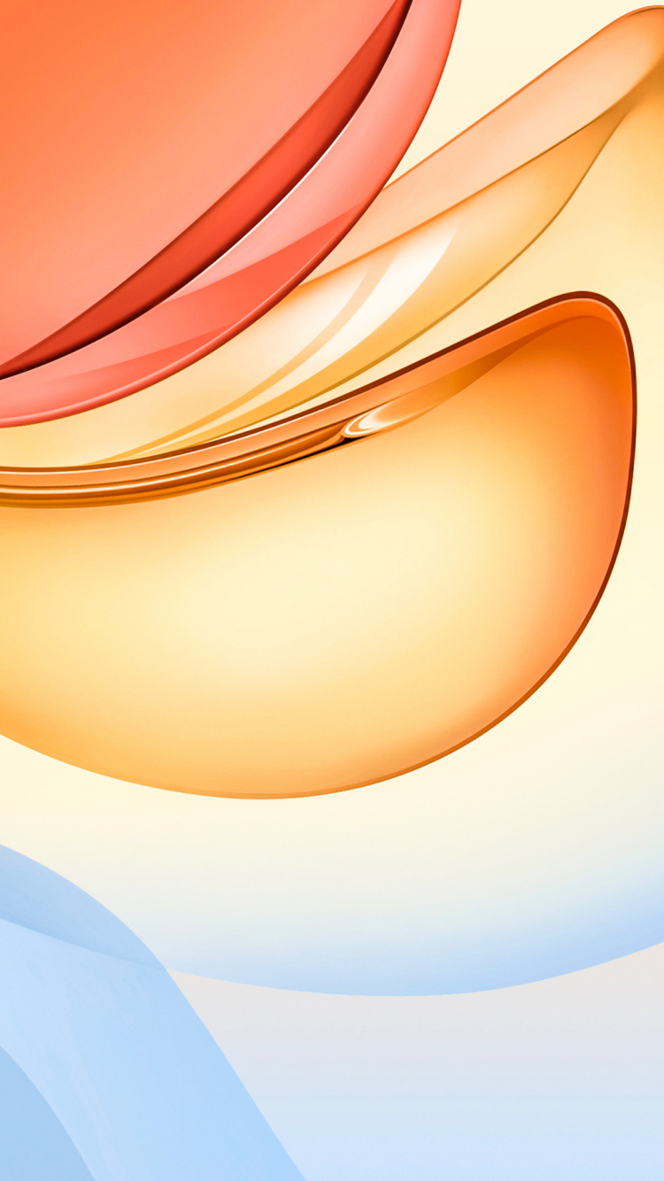 Обои виво 5g, Жив, Нубия, Оранжевый цвет, линия в разрешении 750x1334