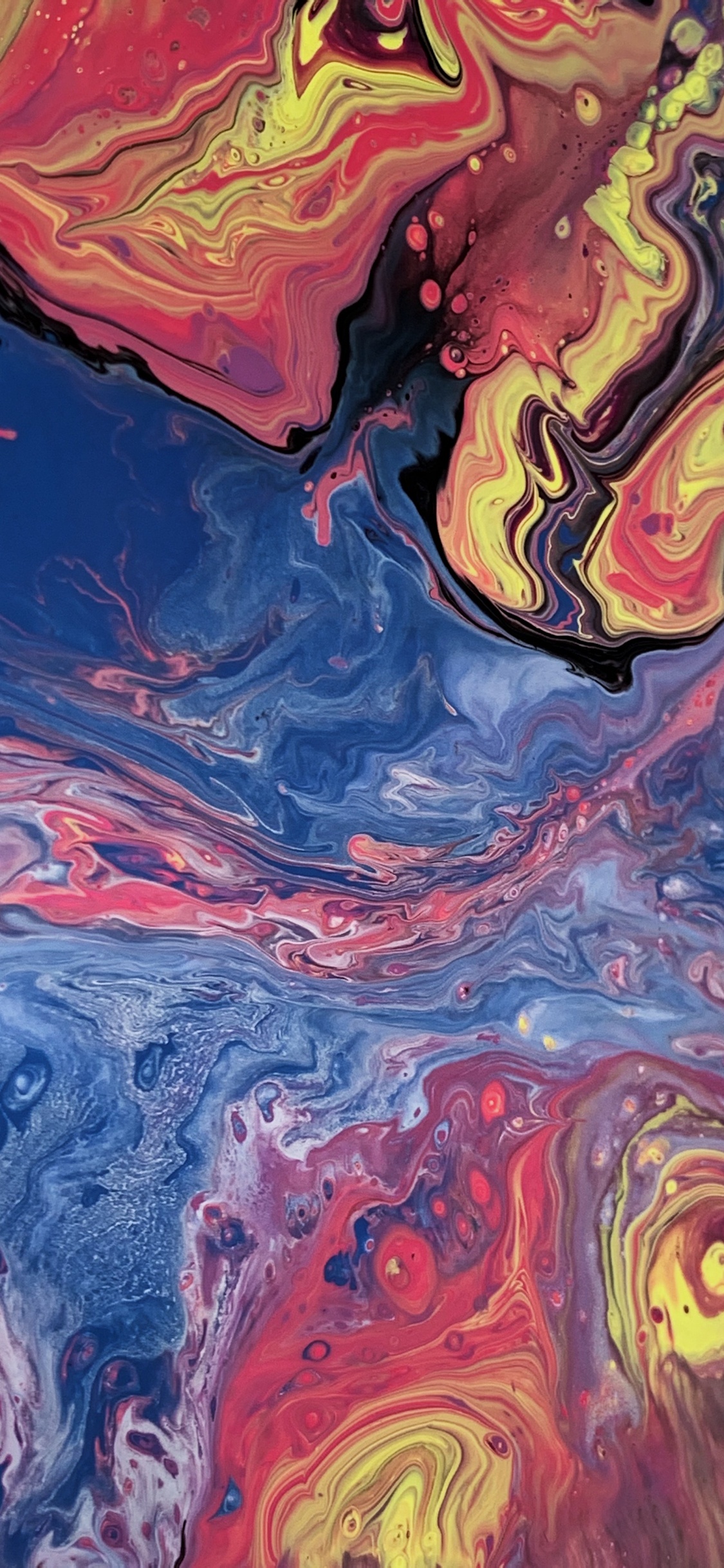 Обои живопись, акварельная живопись, акриловая краска, абстрактное искусство, визуальное искусство в разрешении 1125x2436