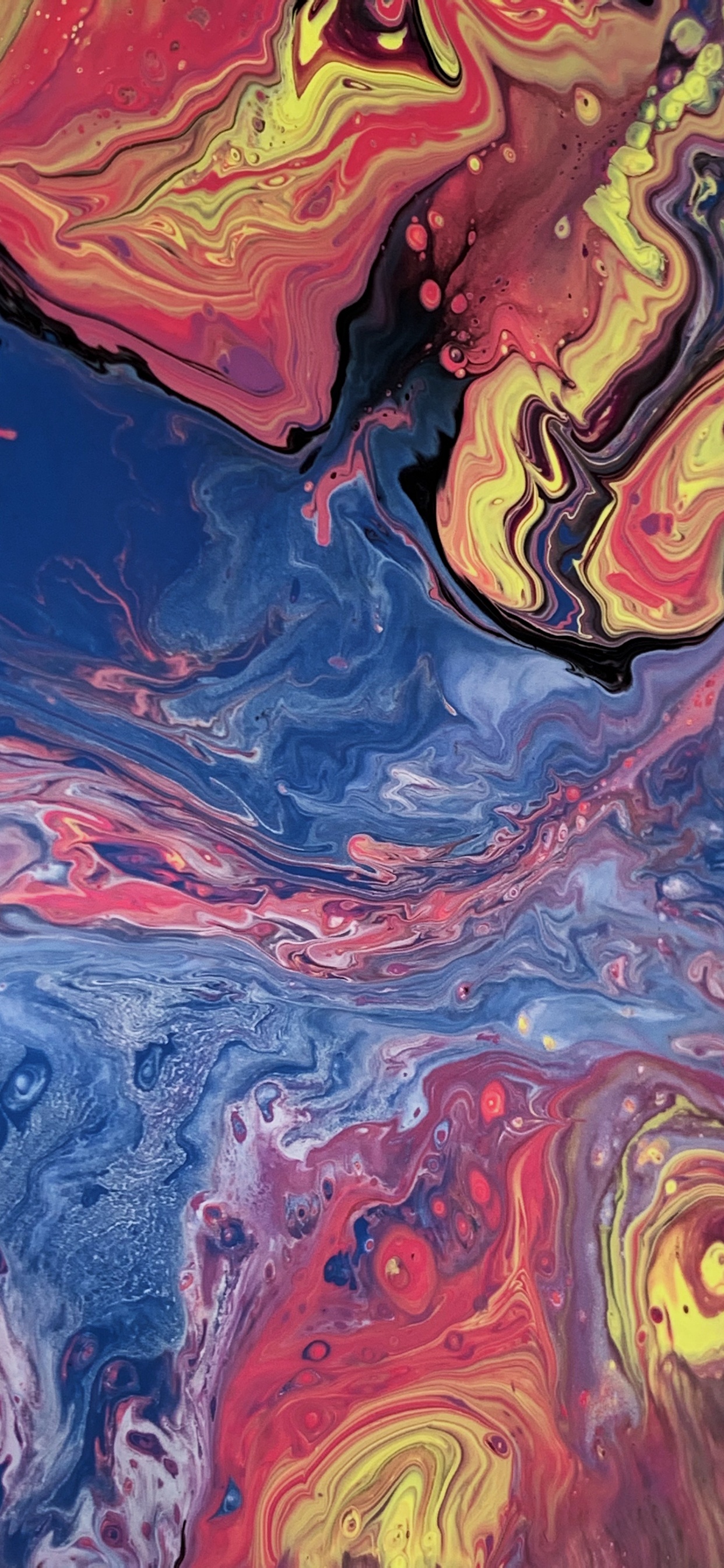 Обои живопись, акварельная живопись, акриловая краска, абстрактное искусство, визуальное искусство в разрешении 1242x2688