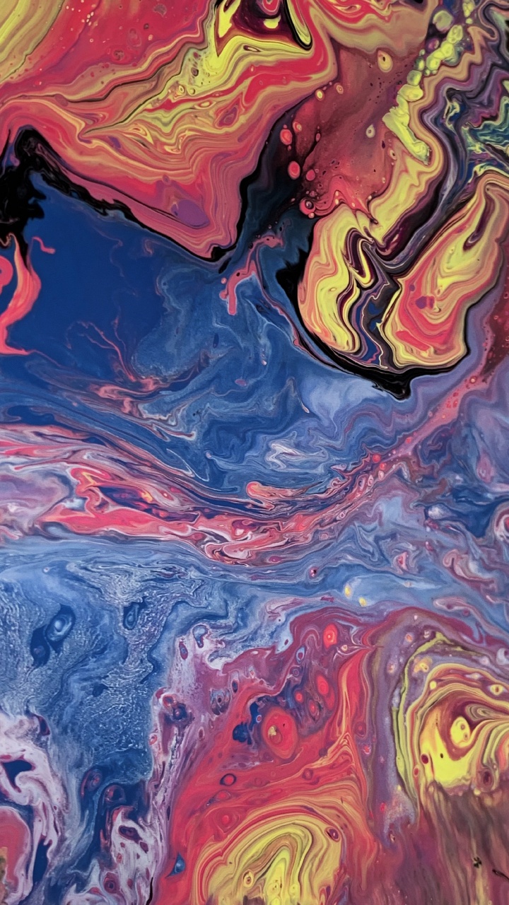 Обои живопись, акварельная живопись, акриловая краска, абстрактное искусство, визуальное искусство в разрешении 720x1280