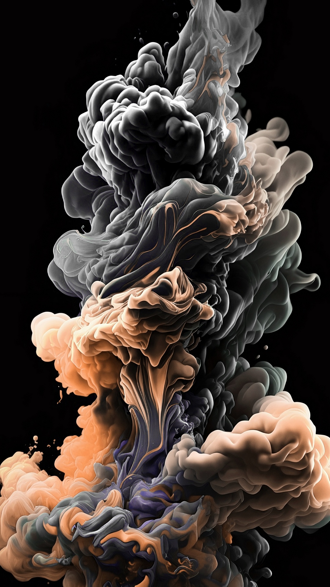 Обои а24, ремикс, дым, тепло в разрешении 1080x1920