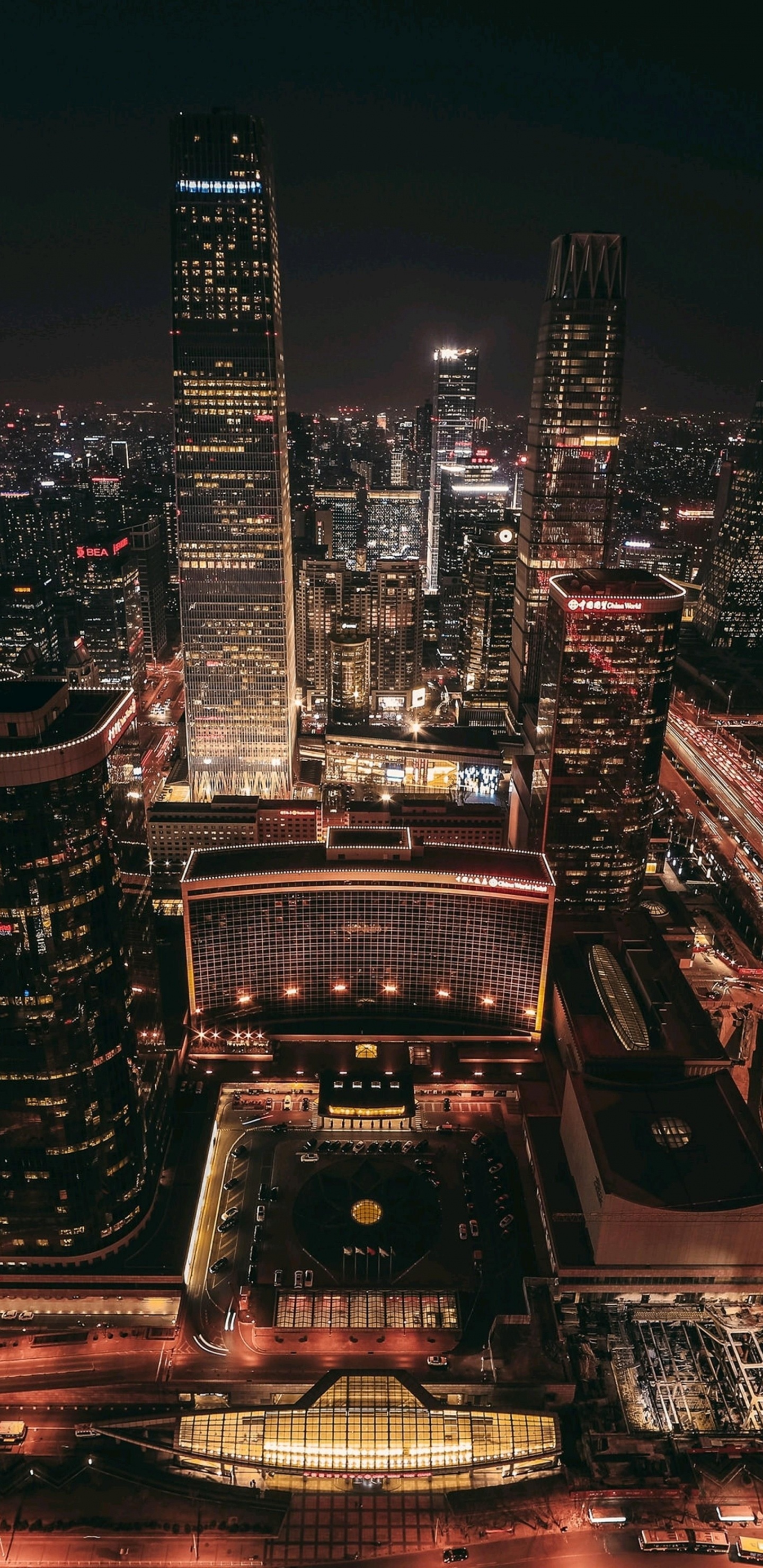 Обои мост панго, Китай, спотифай, ютуб, небоскреб в разрешении 1440x2960