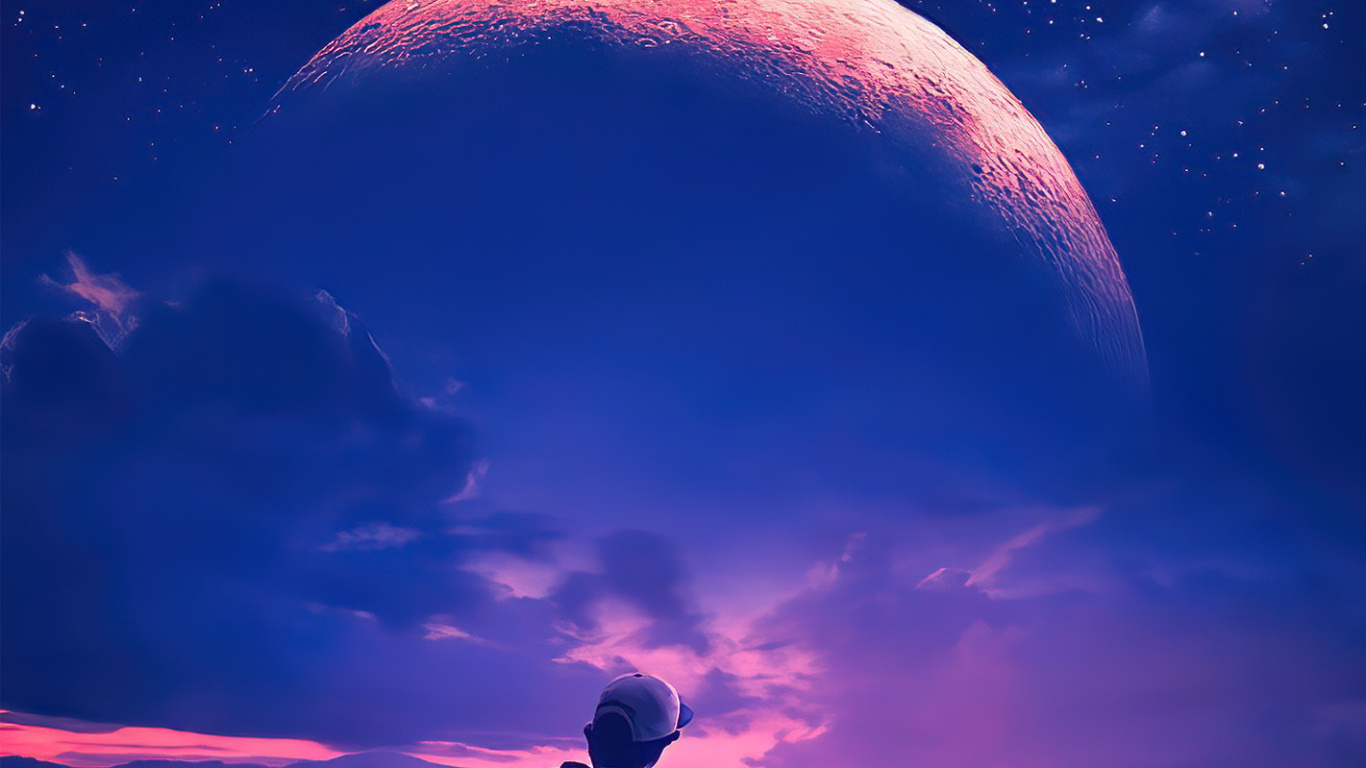 Обои фэнтези, облако, атмосфера, мир, свет в разрешении 1366x768