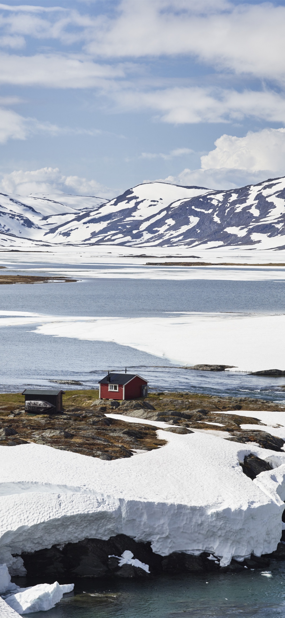Обои Национальный Парк Padjelanta, Лапландия, национальный парк, парк, гора в разрешении 1125x2436
