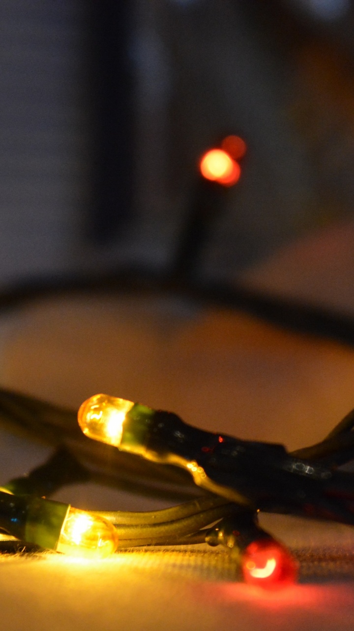 Обои свет, Рождественский день, Новый год, освещение, рассказ в разрешении 720x1280