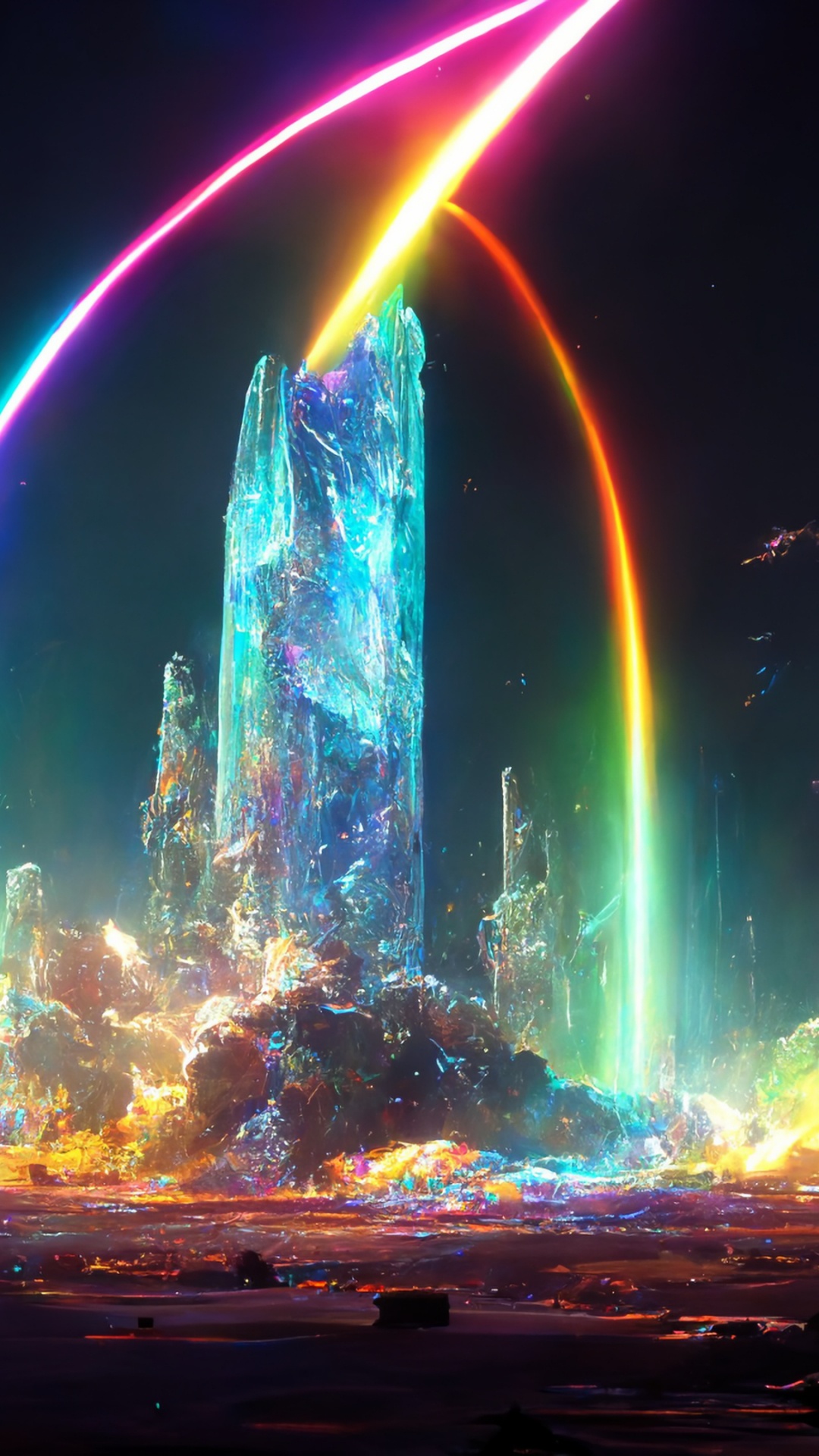 Обои свет, синий, астрономический объект, графика, графический дизайн в разрешении 1080x1920