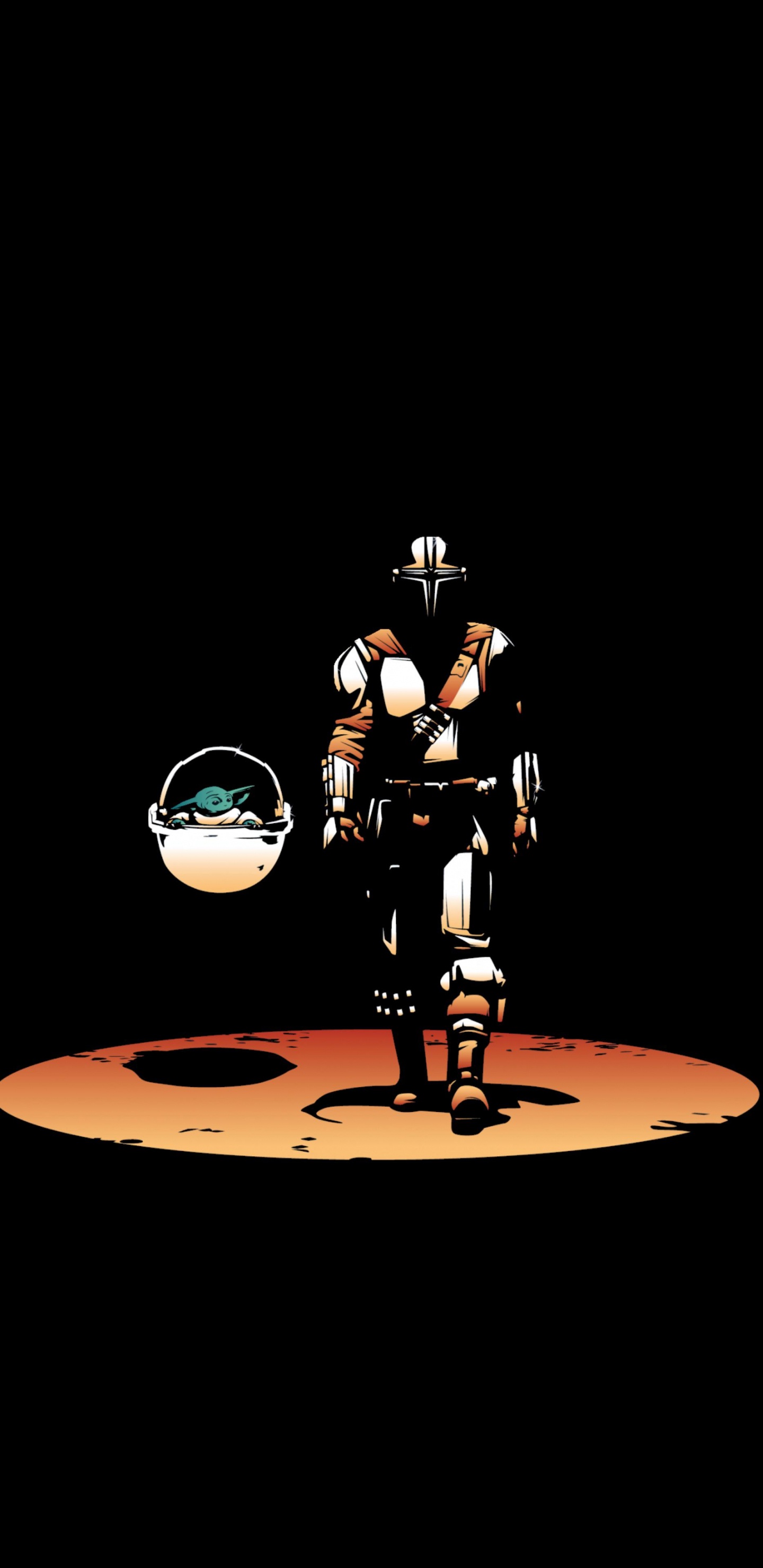 Обои звездные войны, Уолт Дисней, амолед, джедай, Disney в разрешении 1440x2960