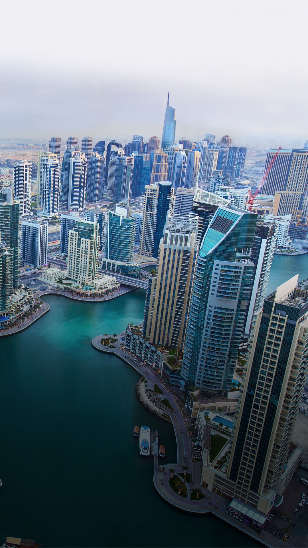 Обои Абу Даби, городской пейзаж, город, городской район, метрополия в разрешении 1080x1920