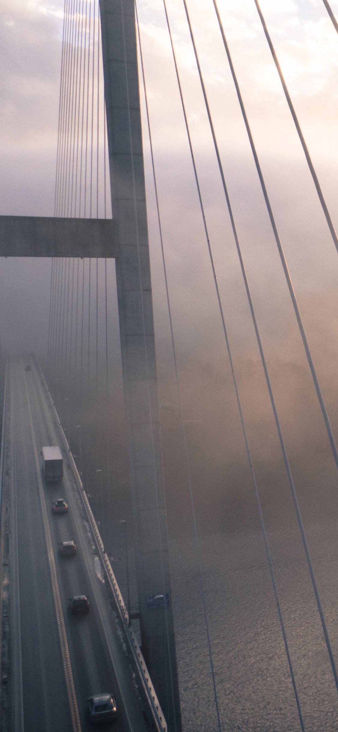 Обои вода, облако, спокойный, утро, море в разрешении 1125x2436