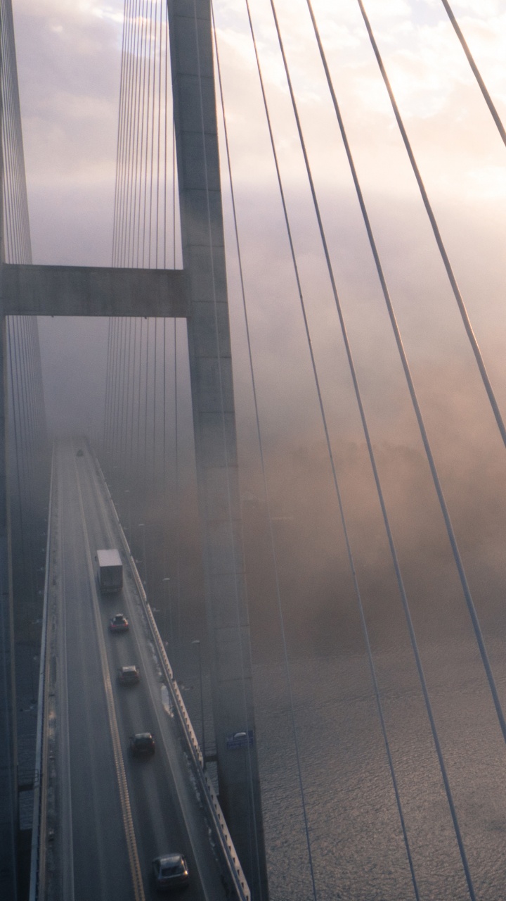 Обои вода, облако, спокойный, утро, море в разрешении 720x1280