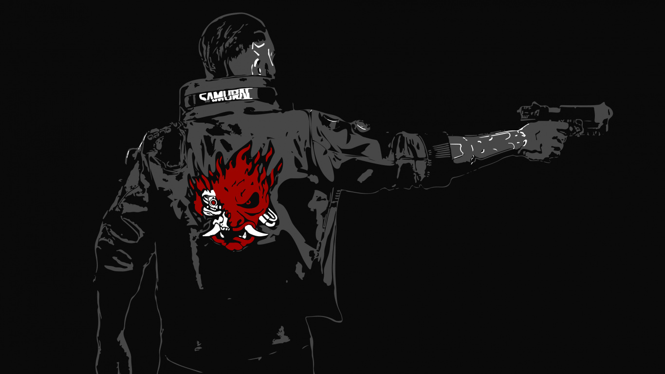 Обои Киберпанк, Киберпанк 2077, Киберпанк 2020, Ретровейв, cd projekt в разрешении 1366x768