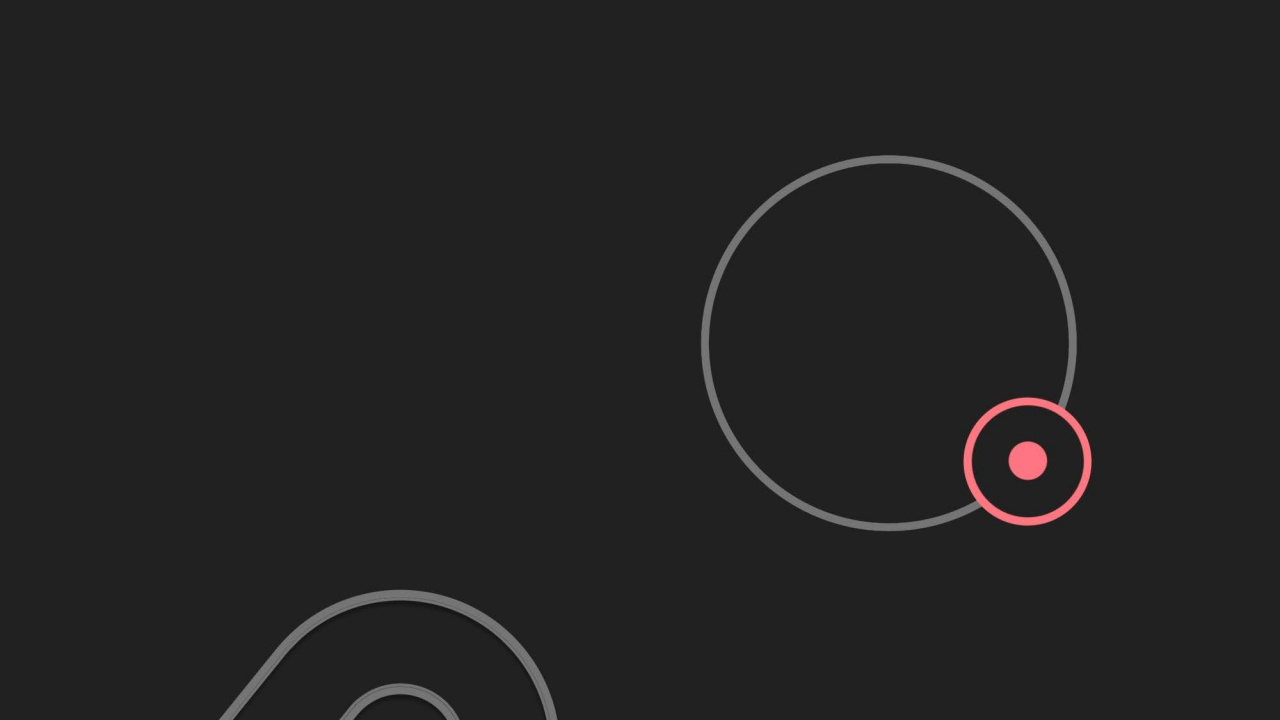 Обои Google, Google Pixel 4, круг, красный цвет, текст в разрешении 1280x720