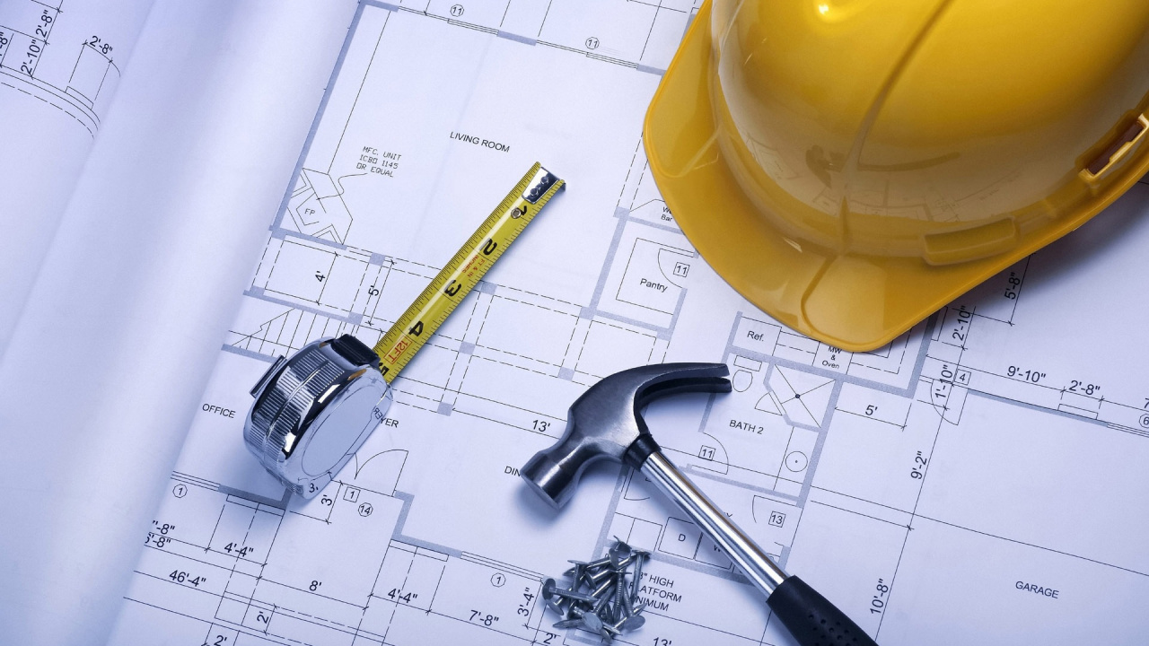 Обои желтый, бизнес, шрифт, промышленность, архитектура в разрешении 1280x720