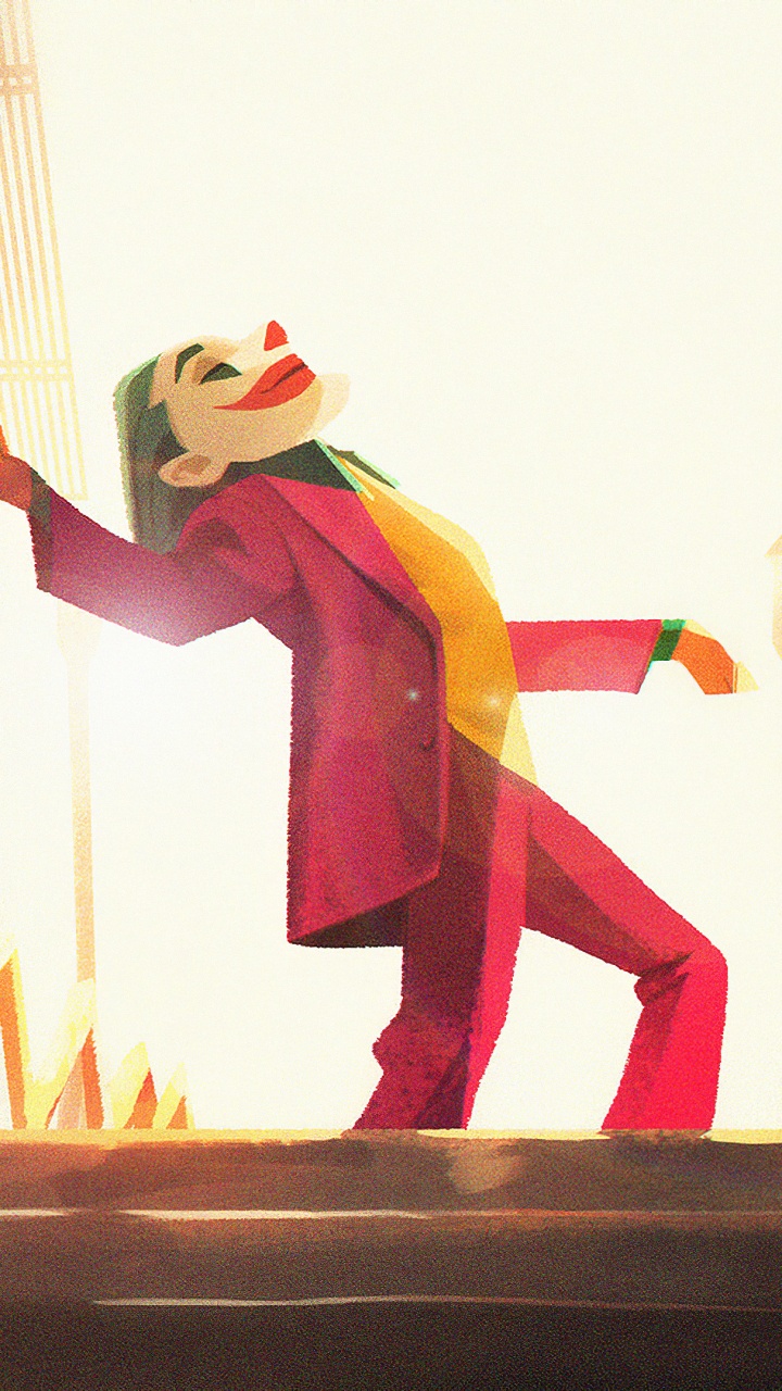 Обои Джокер, Харли Квинн, фан арт, арт, рисование в разрешении 720x1280