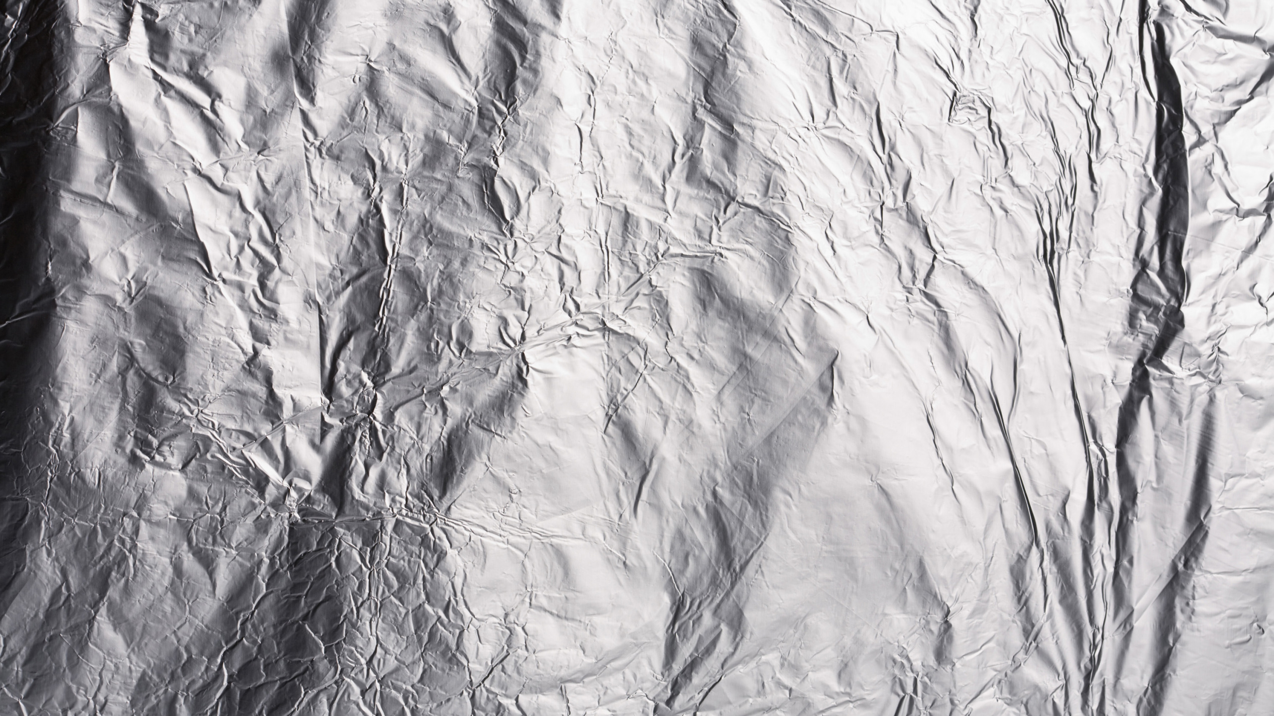 Обои металл, текстура, фольга, дерево, ветвь в разрешении 2560x1440