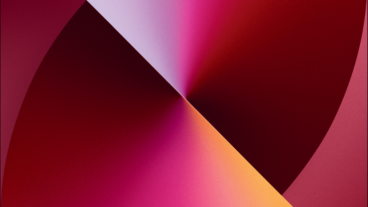 Обои iPhone 13 Official Stock Wallpaper in High Resolution (Red) – Light в разрешении 1280x720