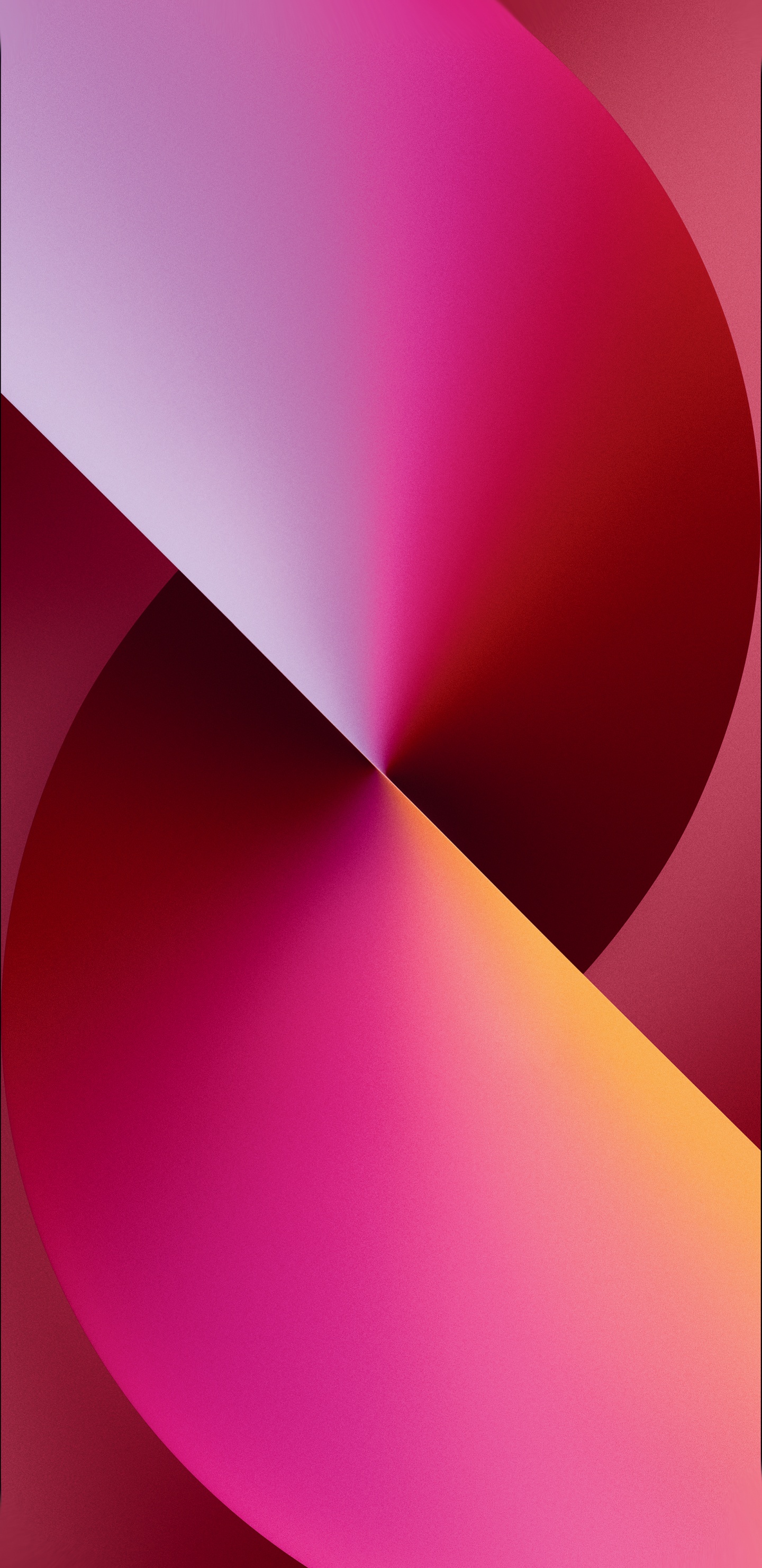 Обои iPhone 13 Official Stock Wallpaper in High Resolution (Red) – Light в разрешении 1440x2960