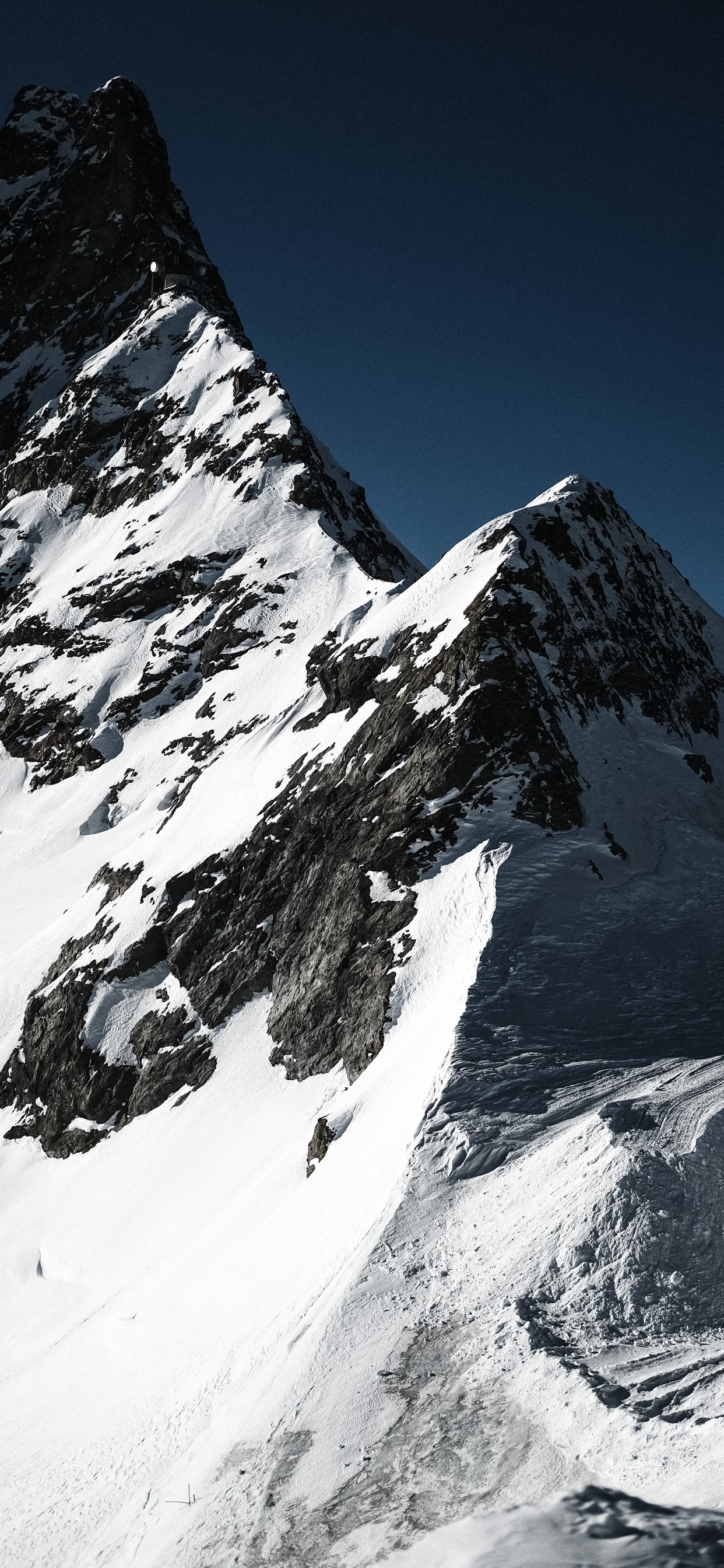 Обои природа, гора, снег, склон, мир в разрешении 1242x2688