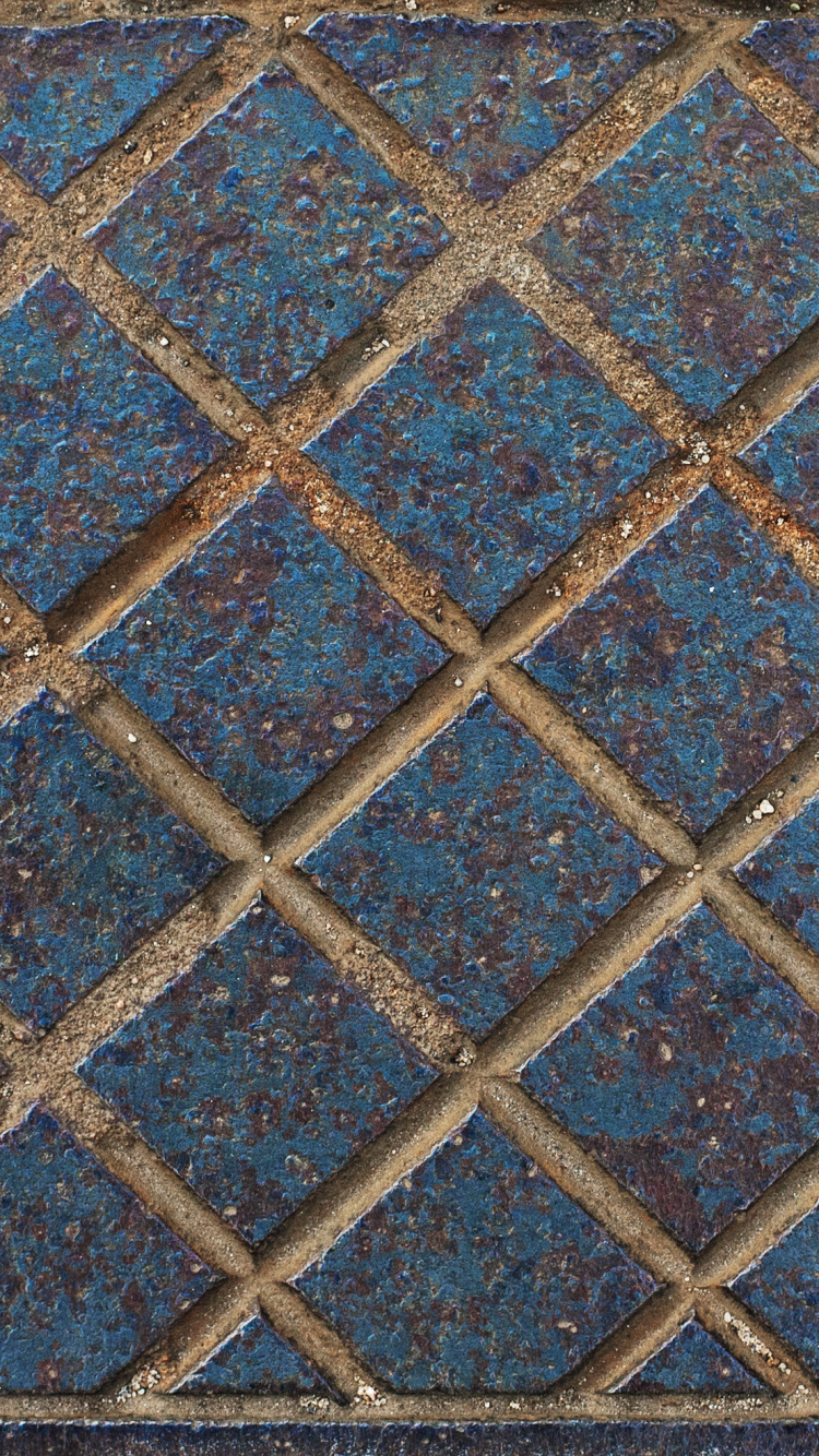 Обои стена, кирпичная кладка, узор, этаж, пол в разрешении 750x1334