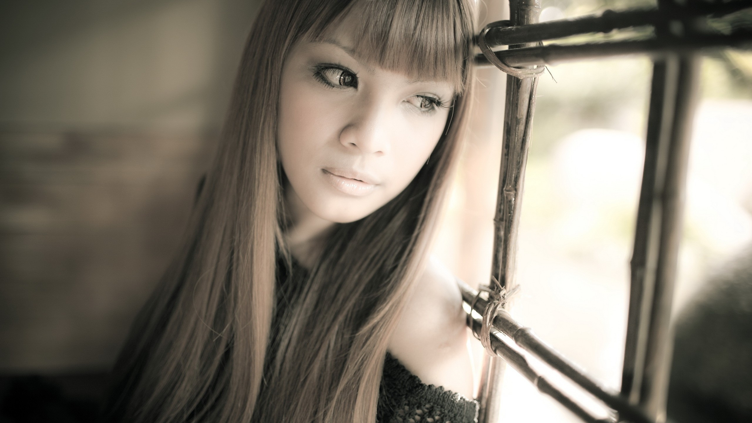 Обои красота, прическа, длинные волосы, девочка, леди в разрешении 2560x1440