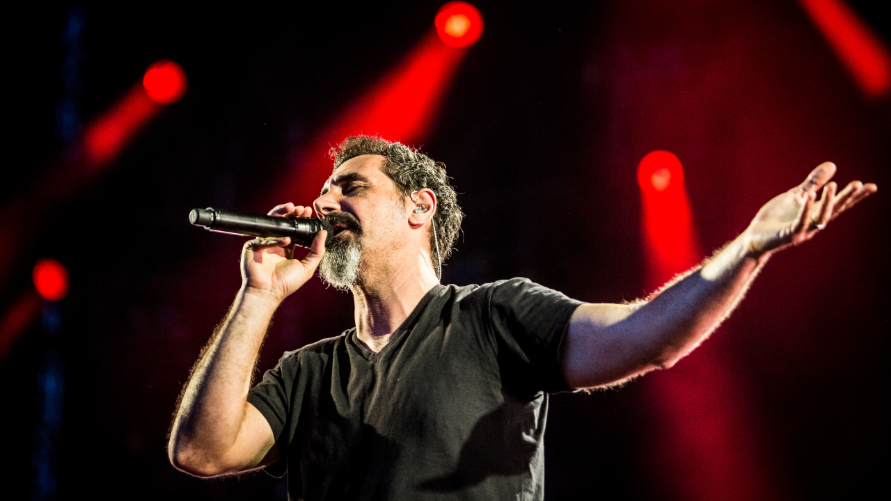 Обои Серж Танкян, System Of A Down, музыкант, Представление, развлечение в разрешении 1280x720