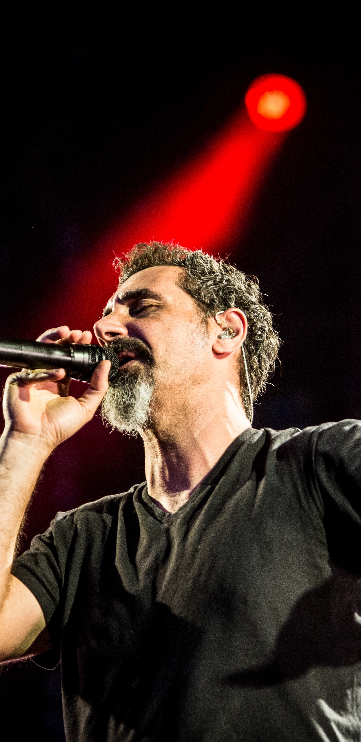 Обои Серж Танкян, System Of A Down, музыкант, Представление, развлечение в разрешении 1440x2960