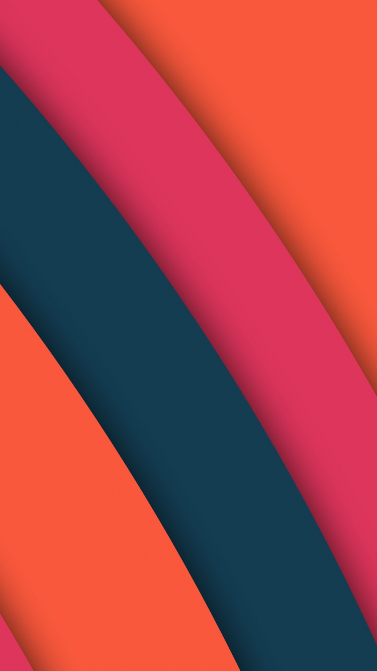 Обои Апельсин, цвет, графика, красный цвет, текстура в разрешении 750x1334