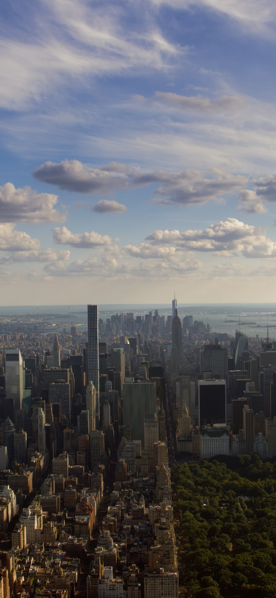 Обои Эпл, твос, небоскреб в разрешении 1125x2436