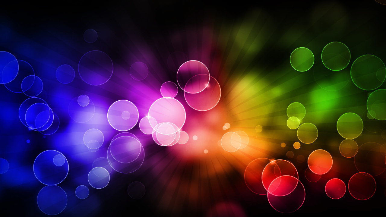 Обои свет, розовый, пурпур, круг, освещение в разрешении 1280x720