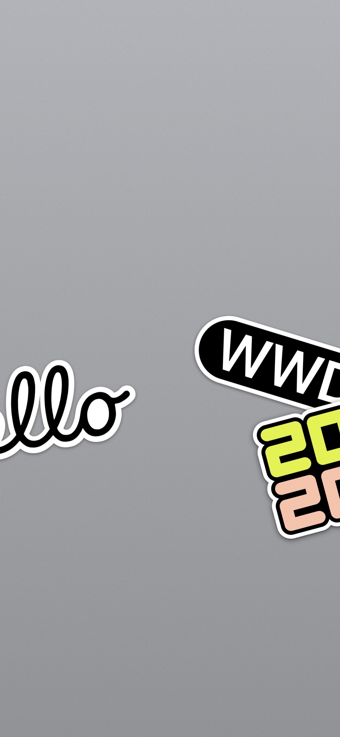 Обои айпад, macbook, наклейка, ipad pro, apple в разрешении 1125x2436