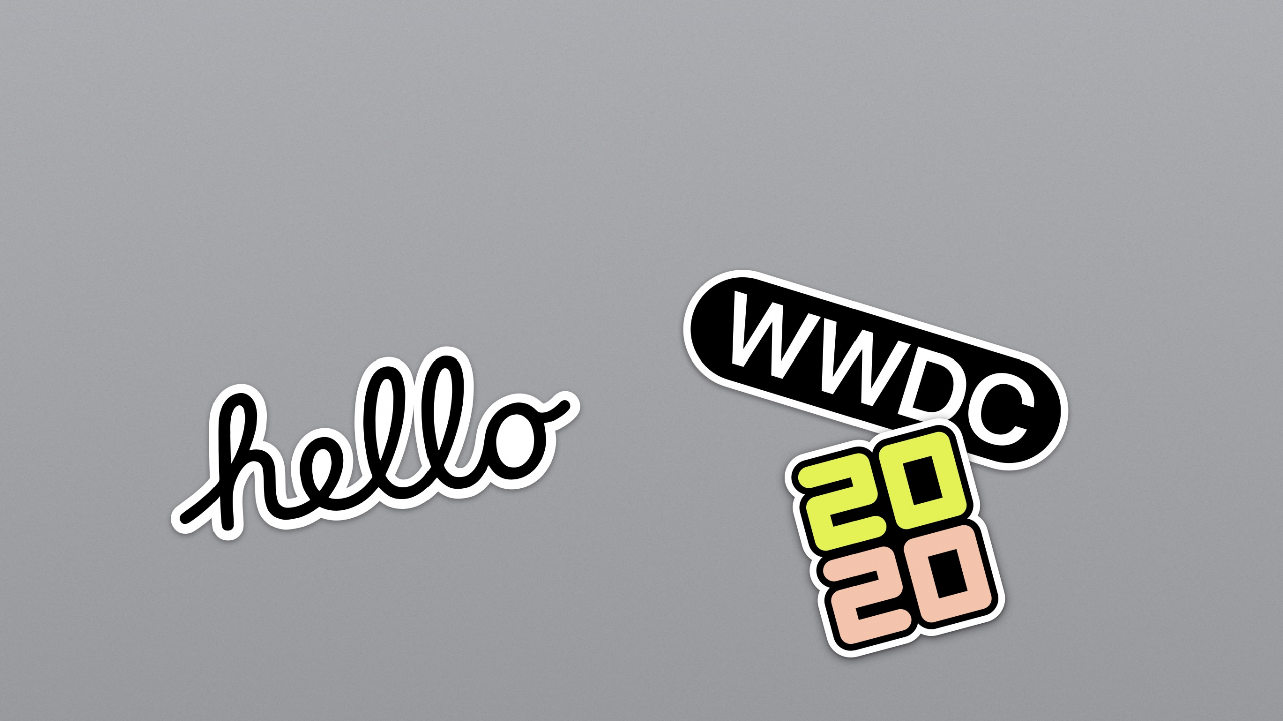 Обои айпад, macbook, наклейка, ipad pro, apple в разрешении 2560x1440