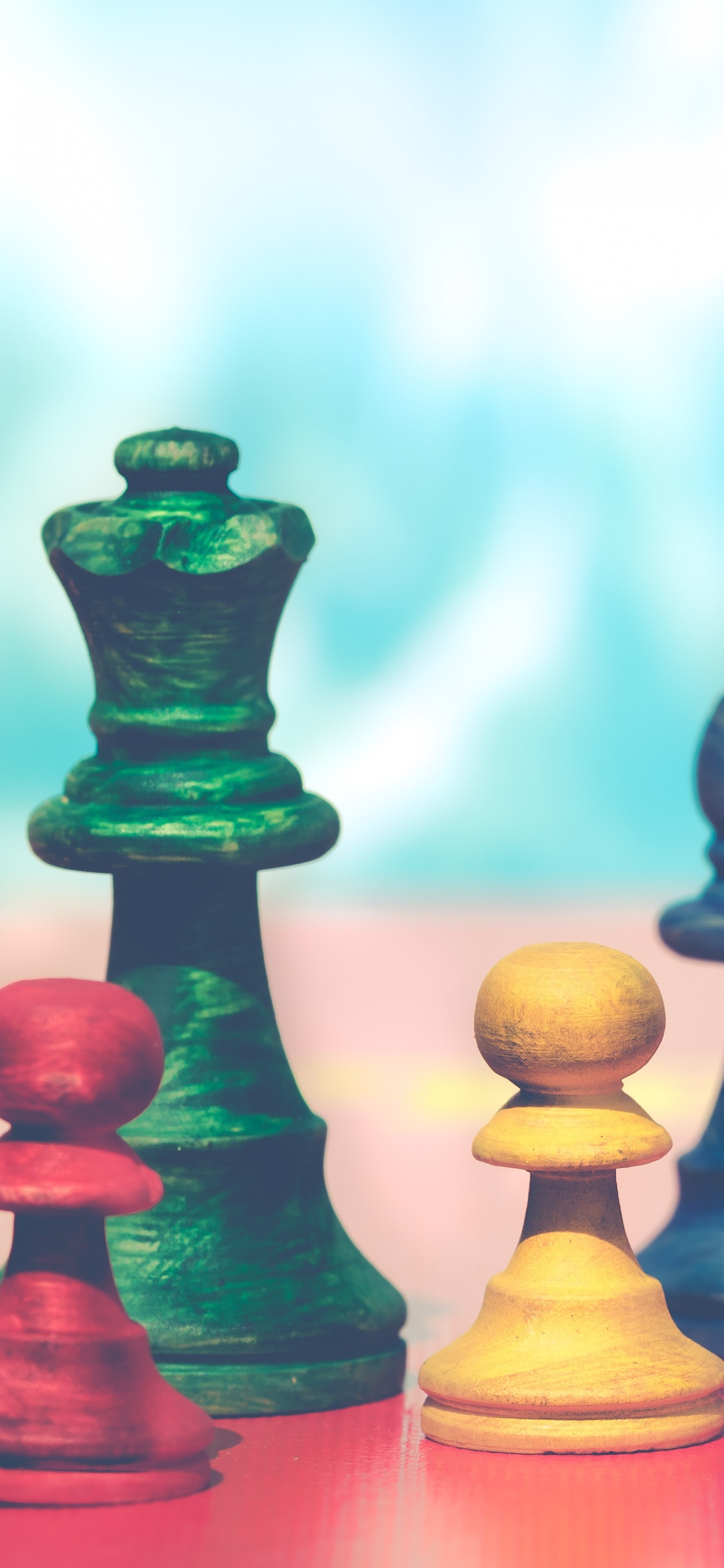 Обои шахматы, шахматная доска, игры, игры в помещении и спорта, отдых в разрешении 1242x2688