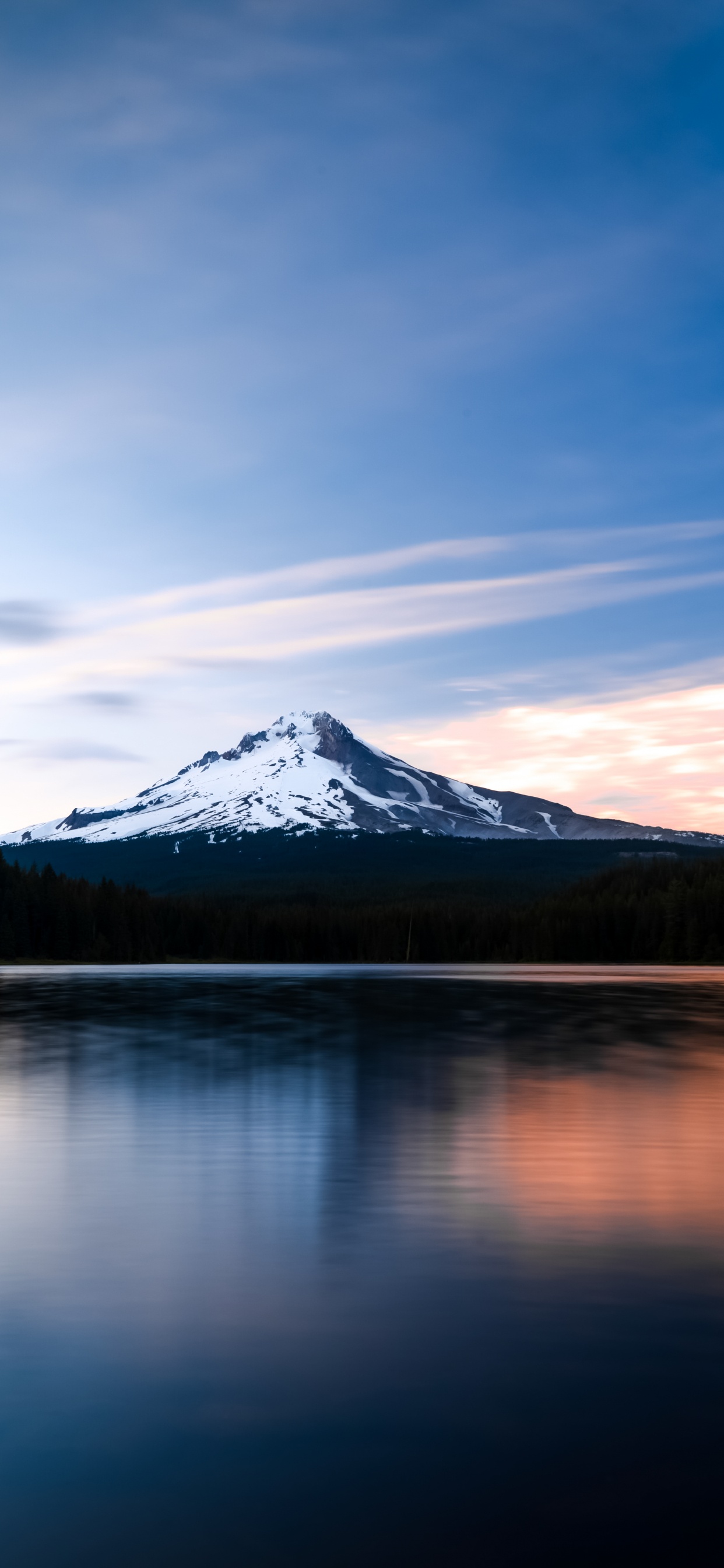 Обои Национальный лес Маунт-Худ, Маунтхуд, вода, облако, гидроресурсы в разрешении 1242x2688